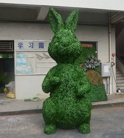【动物造型绿雕造型展示,景观城市雕塑生产厂家】- 